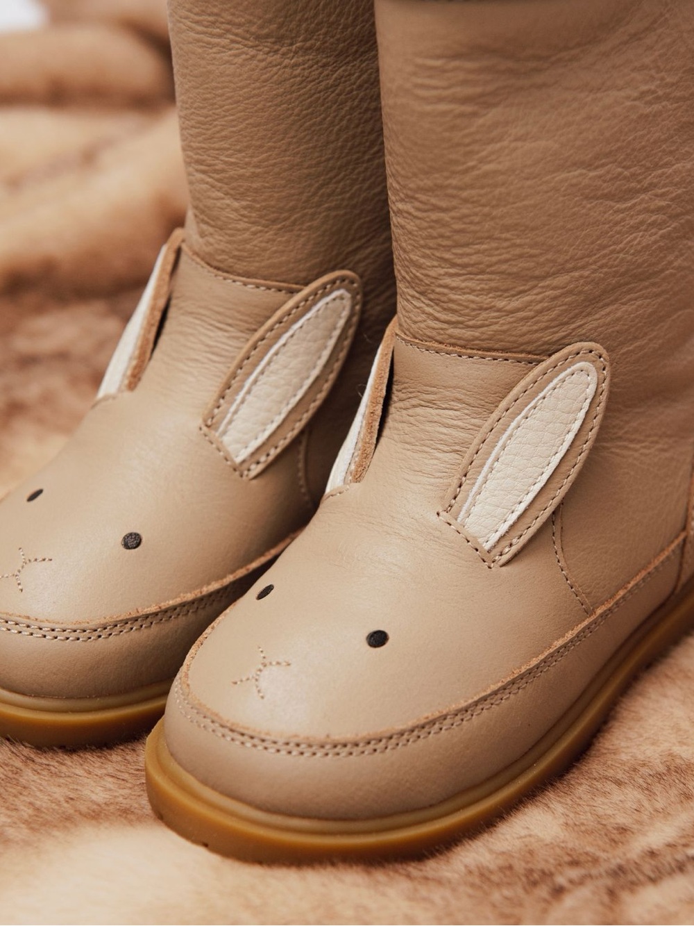 Donsje Kids Bunny Winter Boots size US10